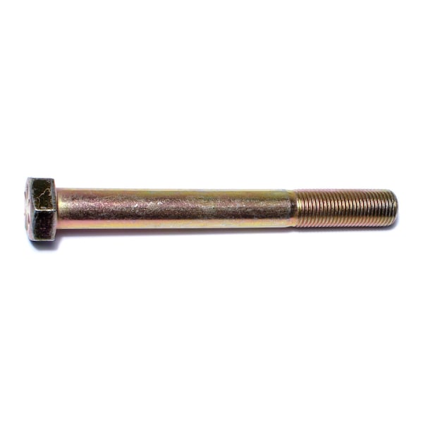 Midwest Fastener Grade 8, 1/2"-20 Hex Head Cap Screw, Zinc Yellow Steel, 4-1/2 in L, 10 PK 00895 - main